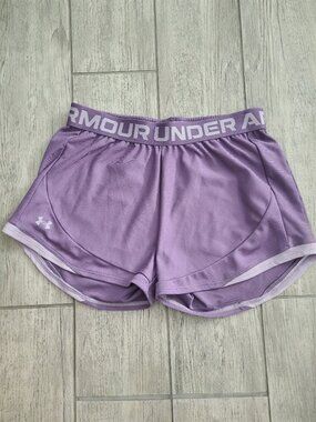 Under Armour Women's Loose Purple Lavender Athletic Shorts Size Small